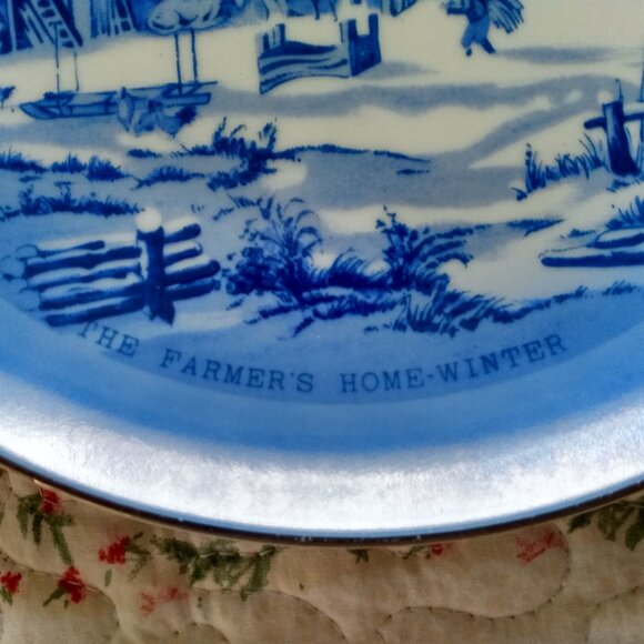Currier and Ives plate - Picture 2 of 5